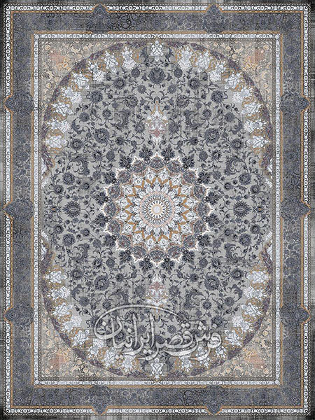 فرش پتینه قصر ایرانیان کد 9010 1200شانه تراکم 3600
