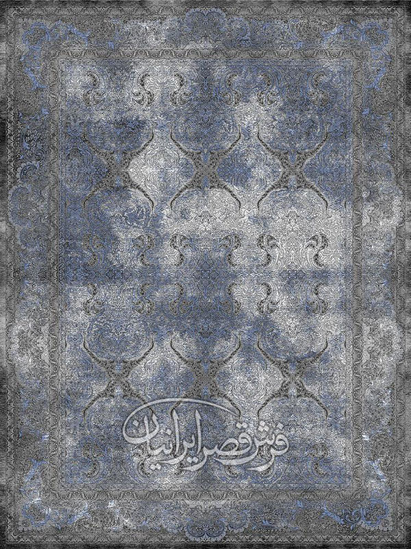فرش پتینه قصر ایرانیان کد 9058-1200شانه تراکم3600